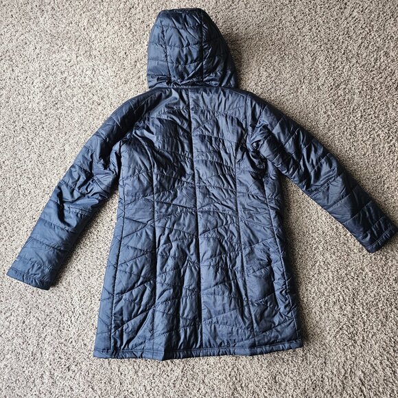 Columbia Women's Mighty Light Hooded Jacket in Navy size Medium - Picture 2 of 5